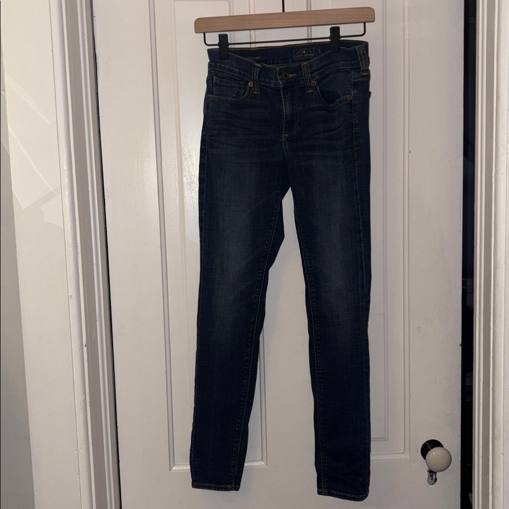 Lucky Brand Medium Wash Denim Skinny Jeans - Picture 3 of 6